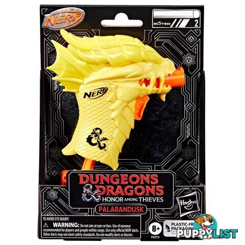 Nerf Microshots Dungeons & Dragons Palarandusk Blaster And 2 Nerf Elite 2.0 Darts - Hbf6273cu01 - 195166217765