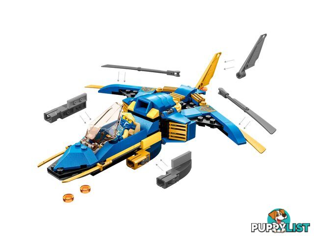 LEGO 71784 Jays Lightning Jet EVO - Ninjago - 5702017413006