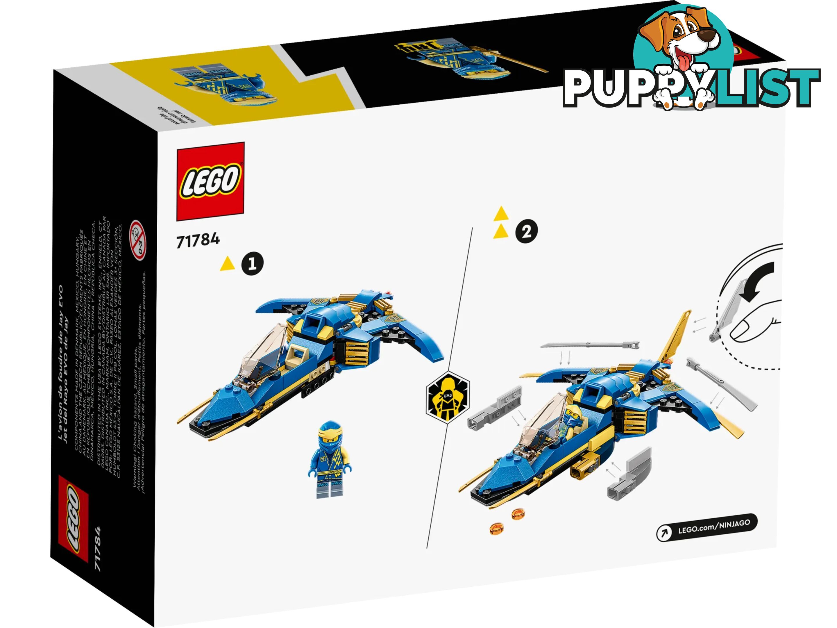 LEGO 71784 Jays Lightning Jet EVO - Ninjago - 5702017413006