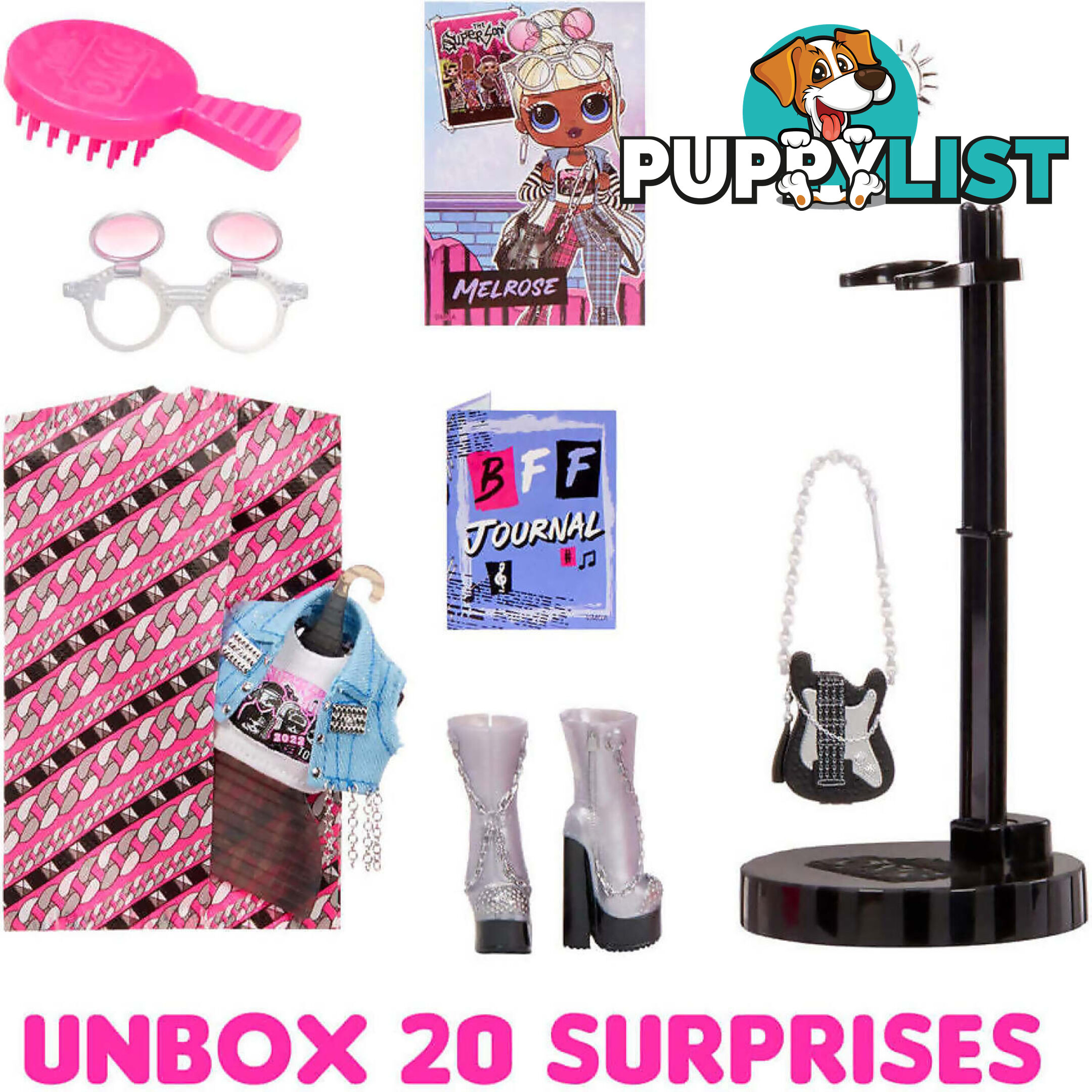 L.o.l Surprise - Omg Melrose Fashion Doll With 20 Surprises - Bj581840 - 035051581864