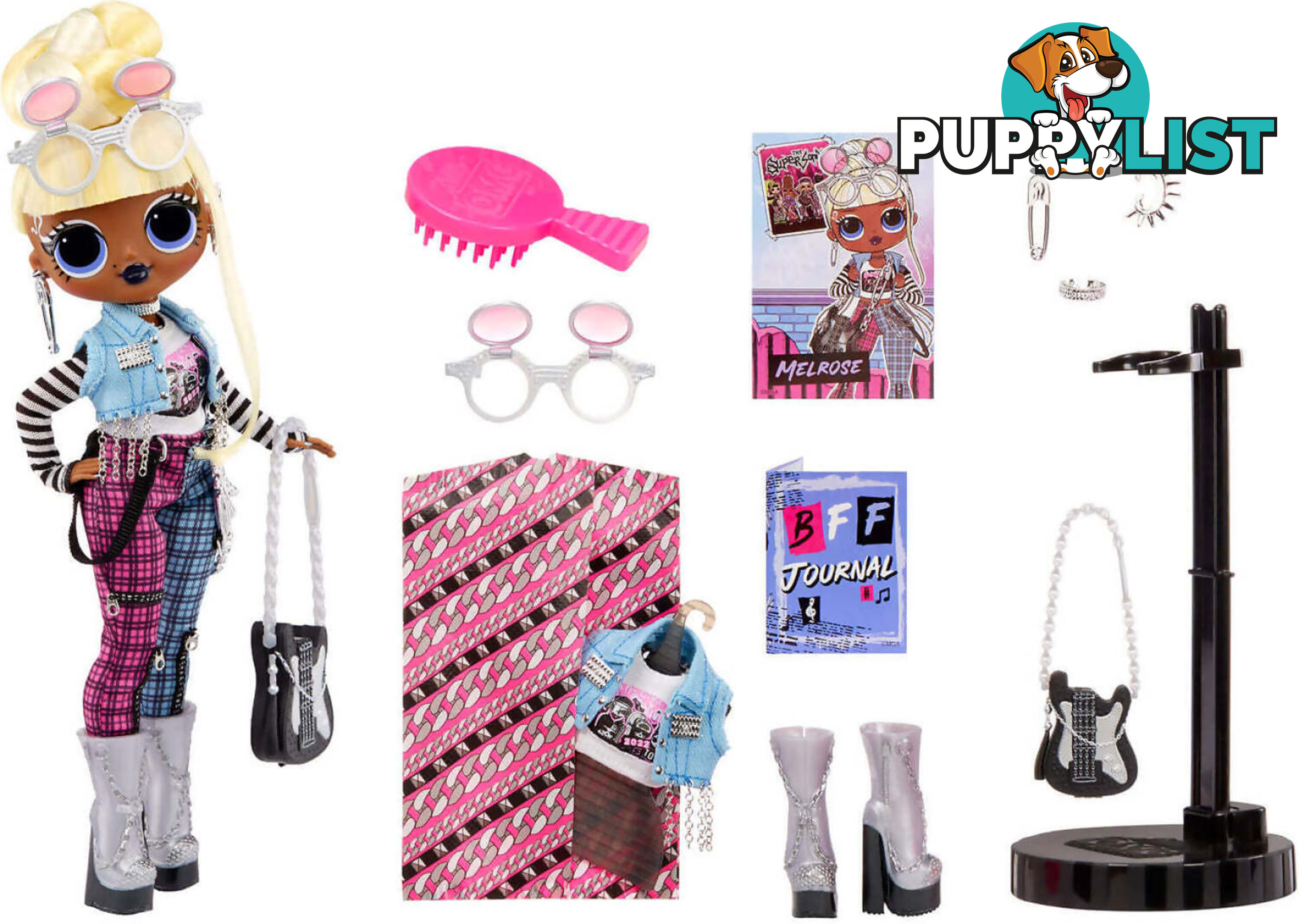 L.o.l Surprise - Omg Melrose Fashion Doll With 20 Surprises - Bj581840 - 035051581864