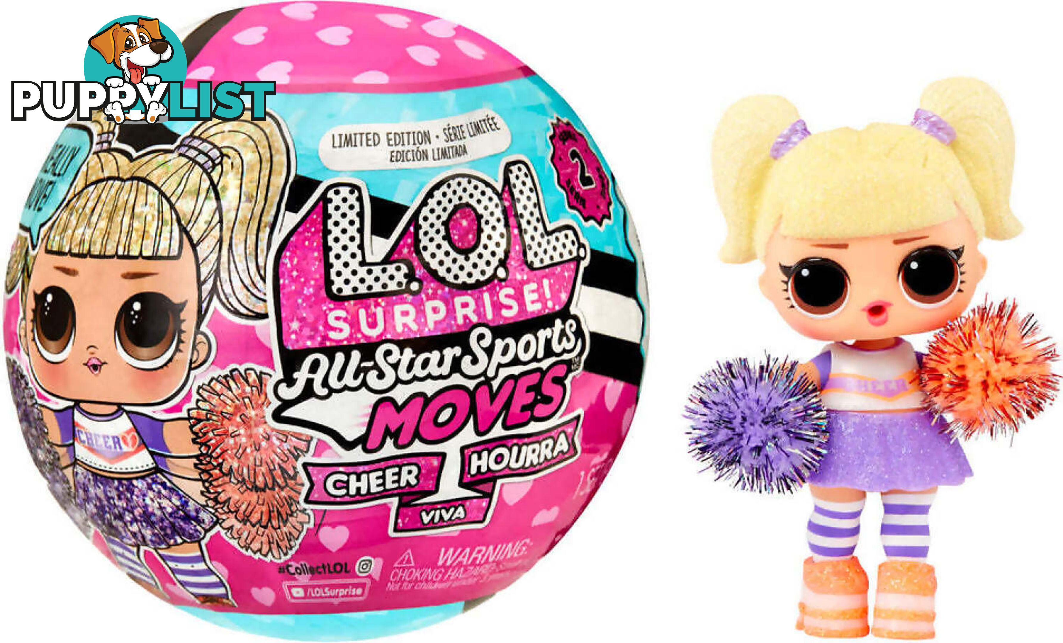 L.o.l Surprise - All Star Sports Moves â€“ Cheer Series 2 Dolls - Bj593294 - 035051593294