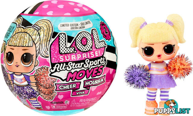 L.o.l Surprise - All Star Sports Moves â€“ Cheer Series 2 Dolls - Bj593294 - 035051593294