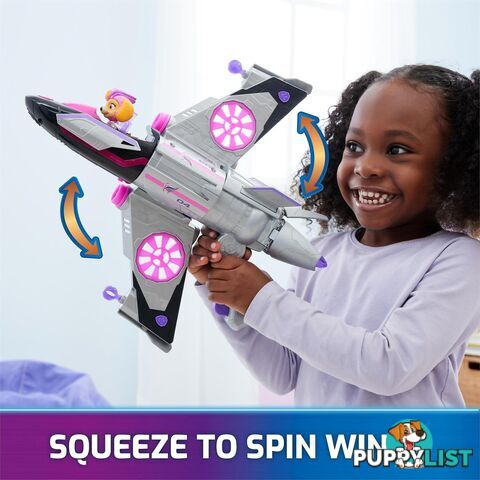 Paw Patrol - The Mighty Movie Transforming Rescue Jet With Skye - Spin Master - Si6067074 - 778988467145