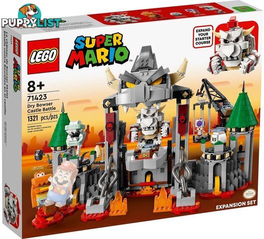 LEGO 71423 Dry Bowser Castle Battle Expansion Set - Super Mario - 5702017415758