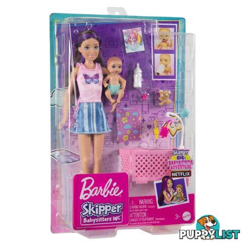 Barbie Skipper Babysitters Incâ„¢ Dolls and Playset - Mahjy33 - 194735098262