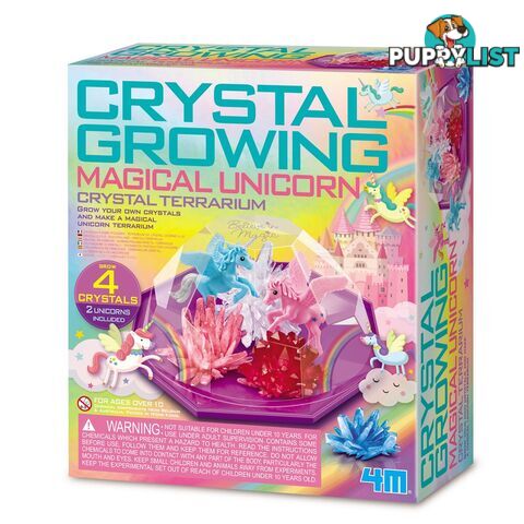 4m - Crystal Growing - Magical Unicorn Crystal Terrarium Jpfsg3928 - 4893156039286