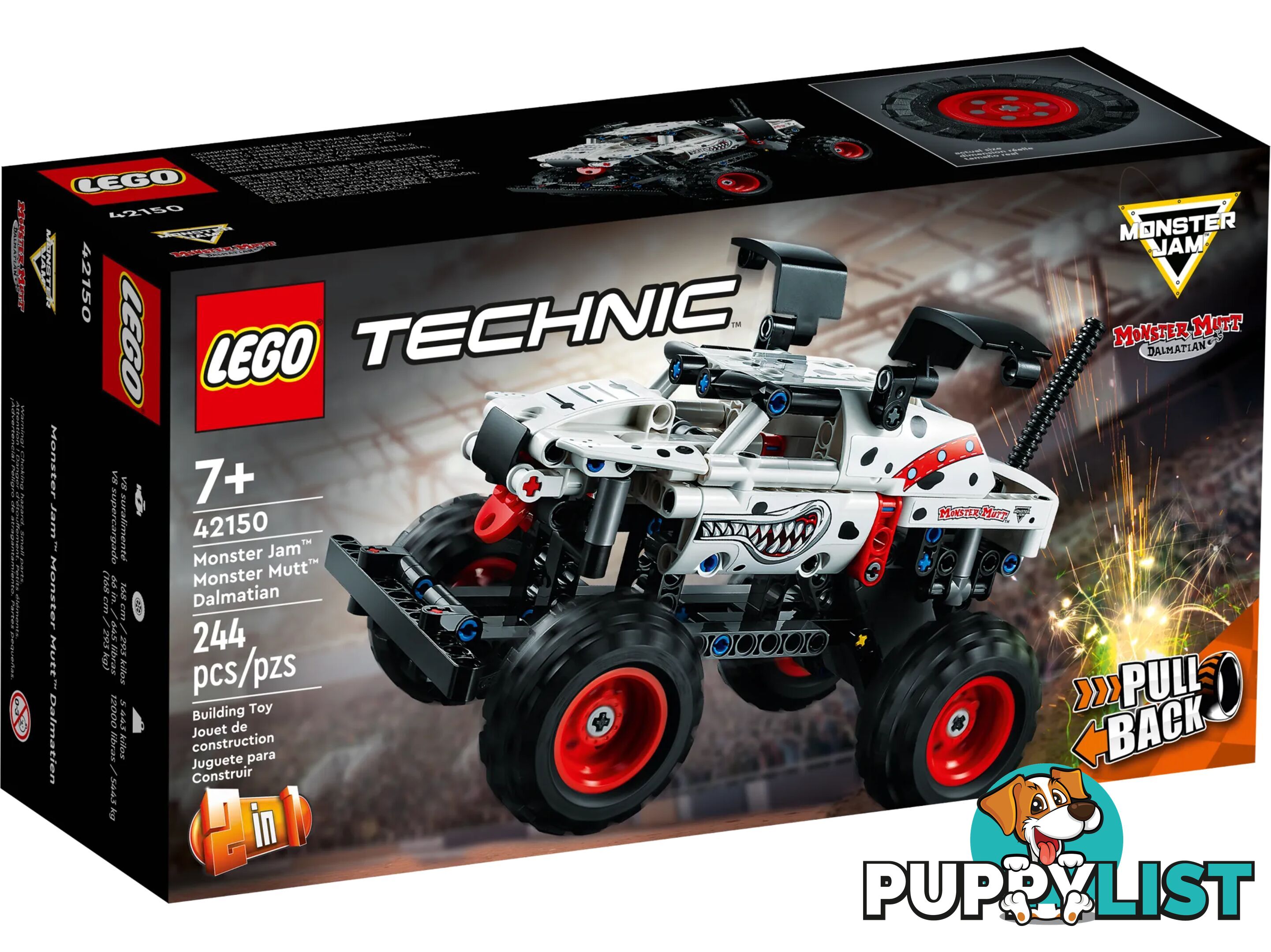 LEGO 42150 Monster Jamâ„¢ Monster Muttâ„¢ Dalmatian - Technic - 5702017400105