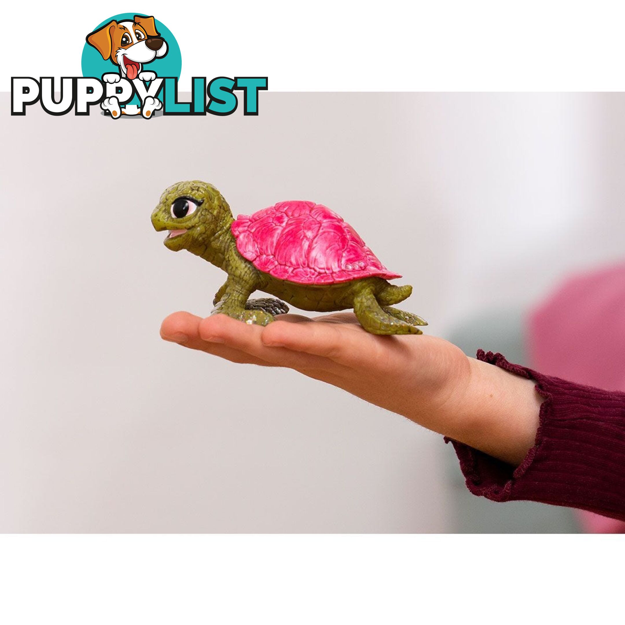 Schleich - Pink Sapphire Turtle Figurine - Mdsc70759 - 4059433550879