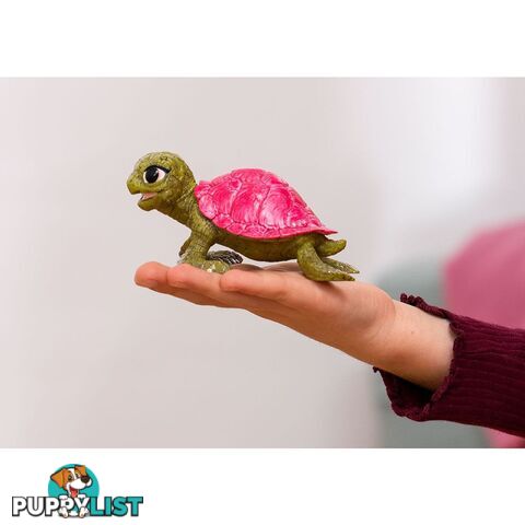 Schleich - Pink Sapphire Turtle Figurine - Mdsc70759 - 4059433550879