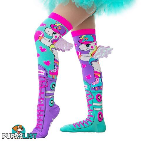 MADMIA -  Skatercorn Socks With Wings (one Size Fits Most) Muskatercorn - 9355645000498