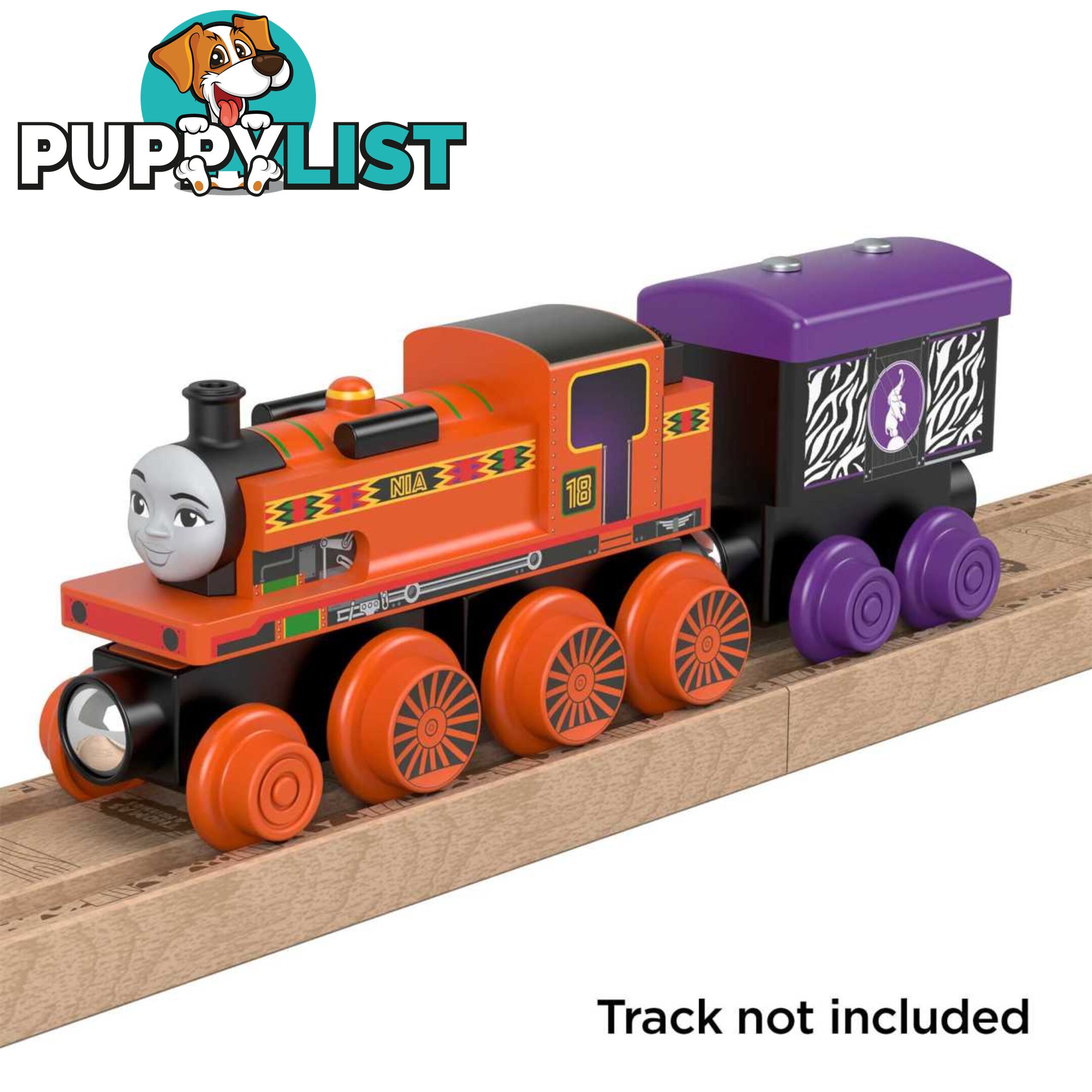 Thomas & Friends Wooden Railway Niaâ„¢ Engine and Coal-Car - Fisher-Price - Mahbk23 - 0887961990829