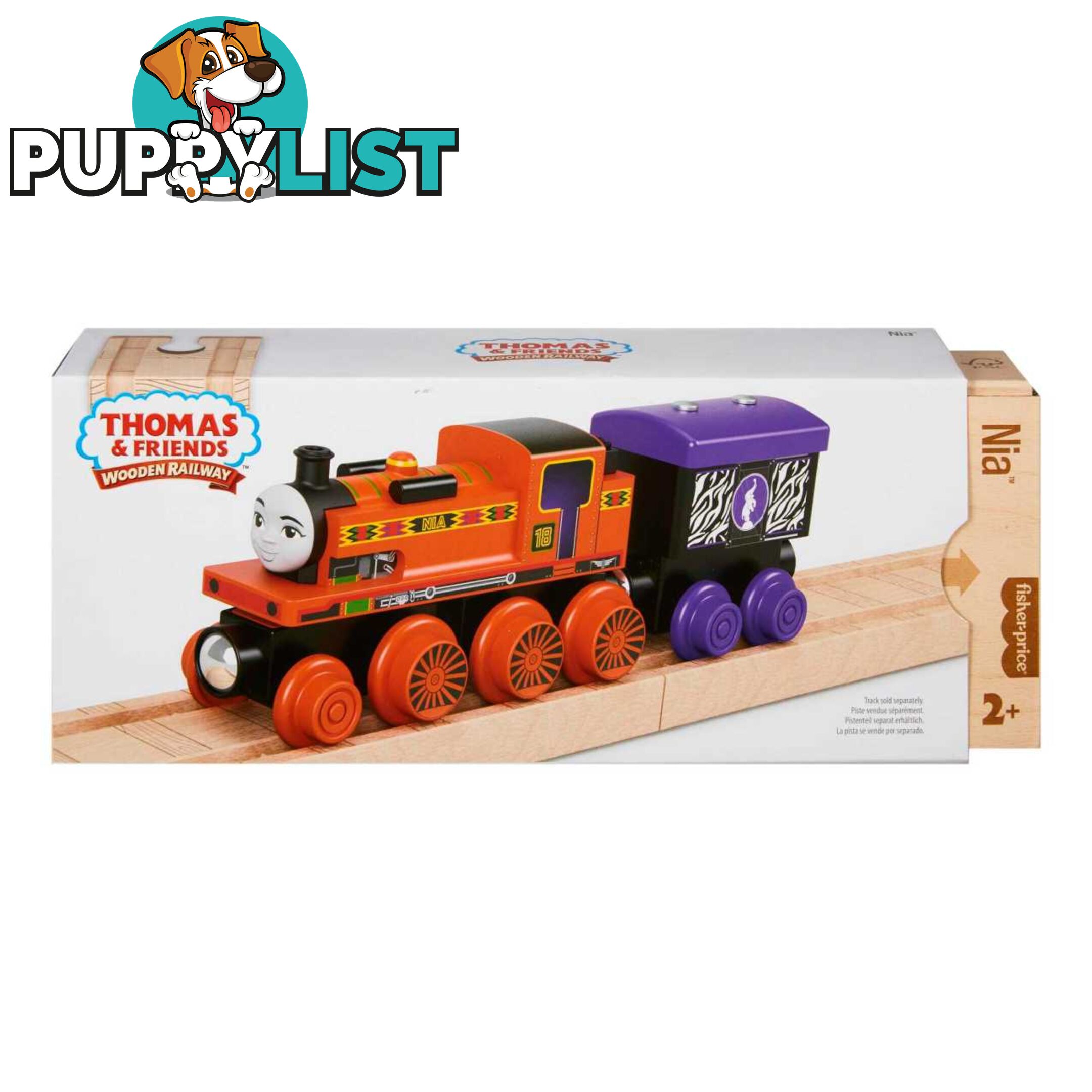 Thomas & Friends Wooden Railway Niaâ„¢ Engine and Coal-Car - Fisher-Price - Mahbk23 - 0887961990829