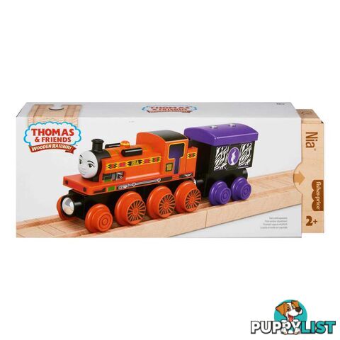 Thomas & Friends Wooden Railway Niaâ„¢ Engine and Coal-Car - Fisher-Price - Mahbk23 - 0887961990829