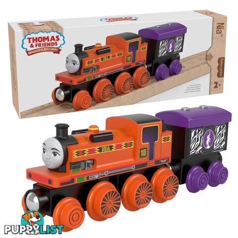 Thomas & Friends Wooden Railway Niaâ„¢ Engine and Coal-Car - Fisher-Price - Mahbk23 - 0887961990829