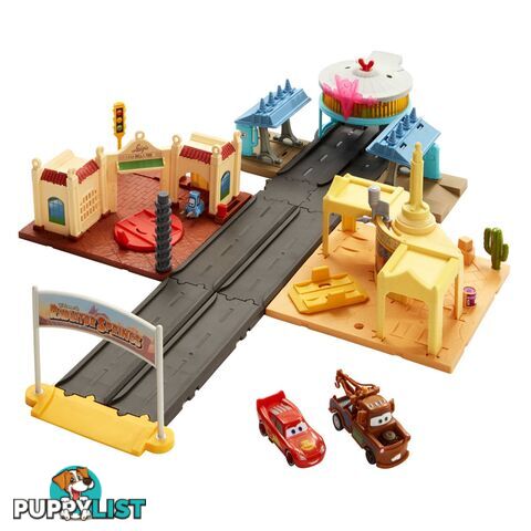 Disney And Pixar Cars Toys On The Road Radiator Springs Tour Playset - Mahgv68 - 194735058327