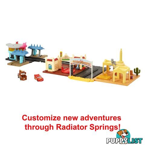 Disney And Pixar Cars Toys On The Road Radiator Springs Tour Playset - Mahgv68 - 194735058327