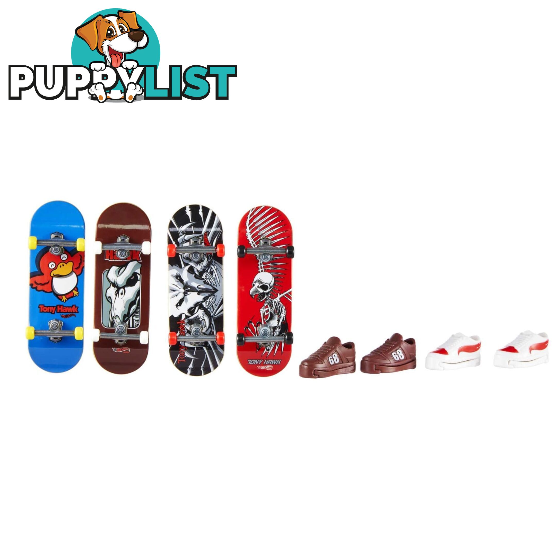 Hot Wheels® - Skate Fingerboards & Skate Shoes Multipack Toy For Kids (styles May Vary) - Mahgt84 - 194735057726