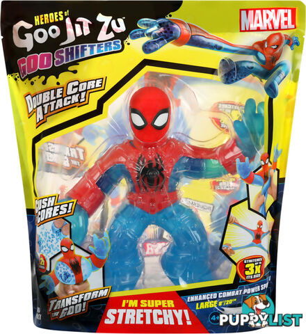 Heroes Of Goo Jit Zu - Marvel Goo Shifters â€“ Enhanced Combat Power Spider-man - Mj42626 - 630996426265