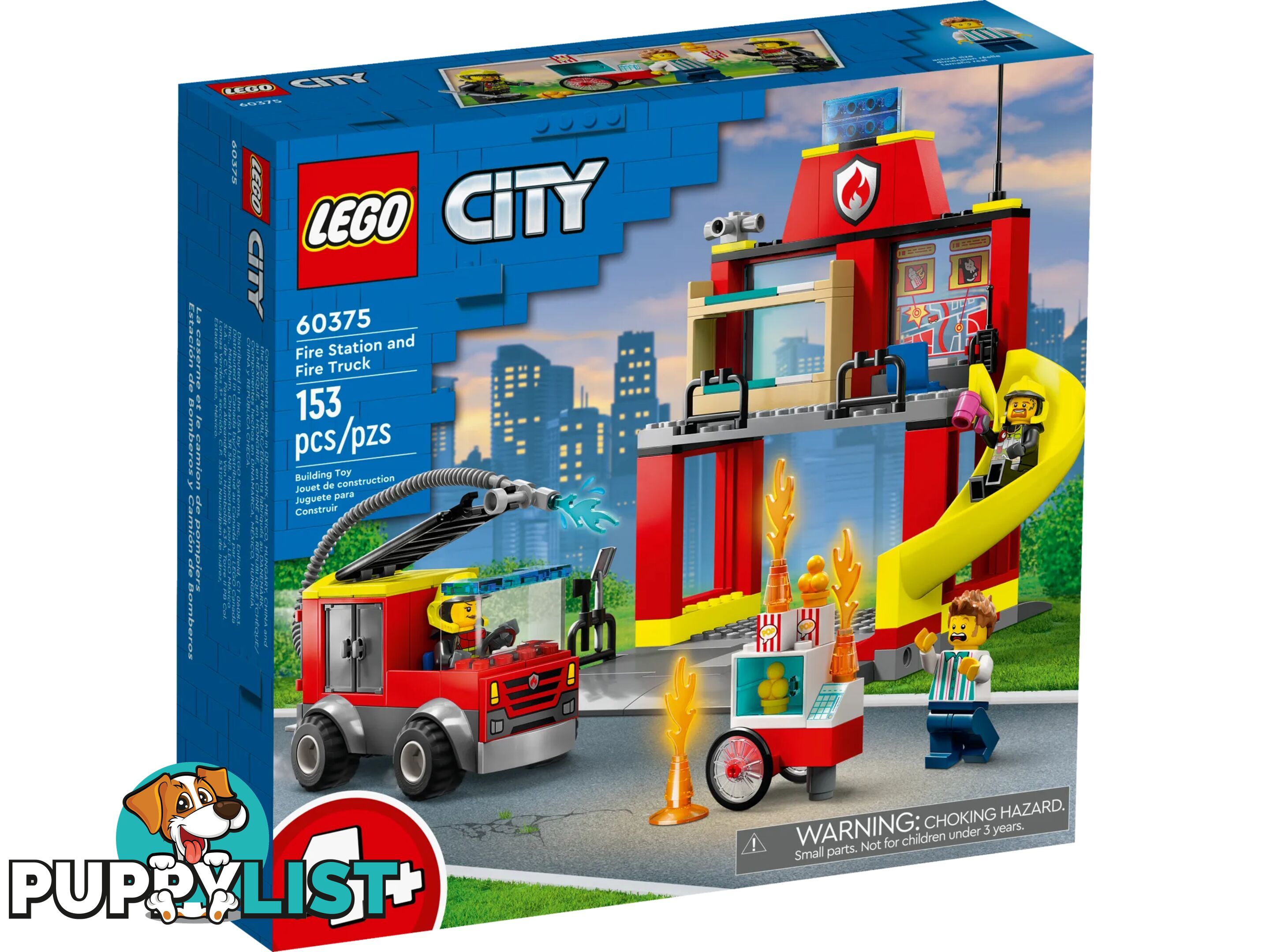 LEGO 60375 Fire Station and Fire Engine - City 4+ - 5702017416359