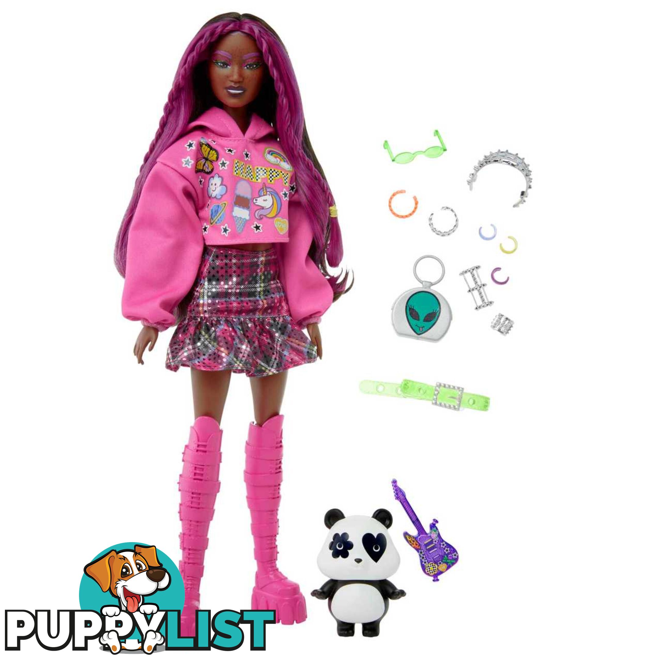 Barbie Doll With Pet Panda Barbie Extra Kids Toys And Gifts - Mahkp93 - 194735106530