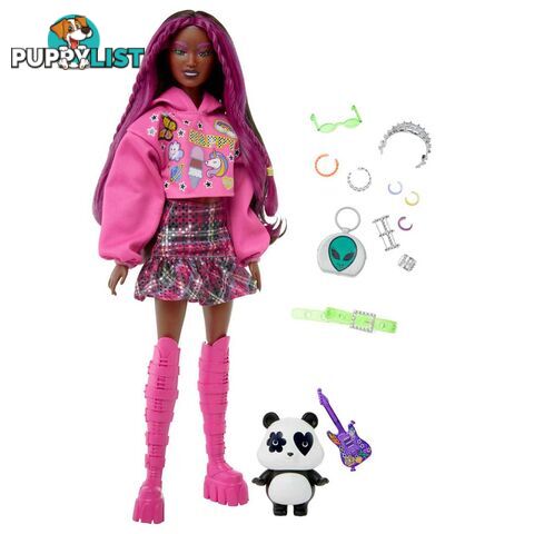 Barbie Doll With Pet Panda Barbie Extra Kids Toys And Gifts - Mahkp93 - 194735106530