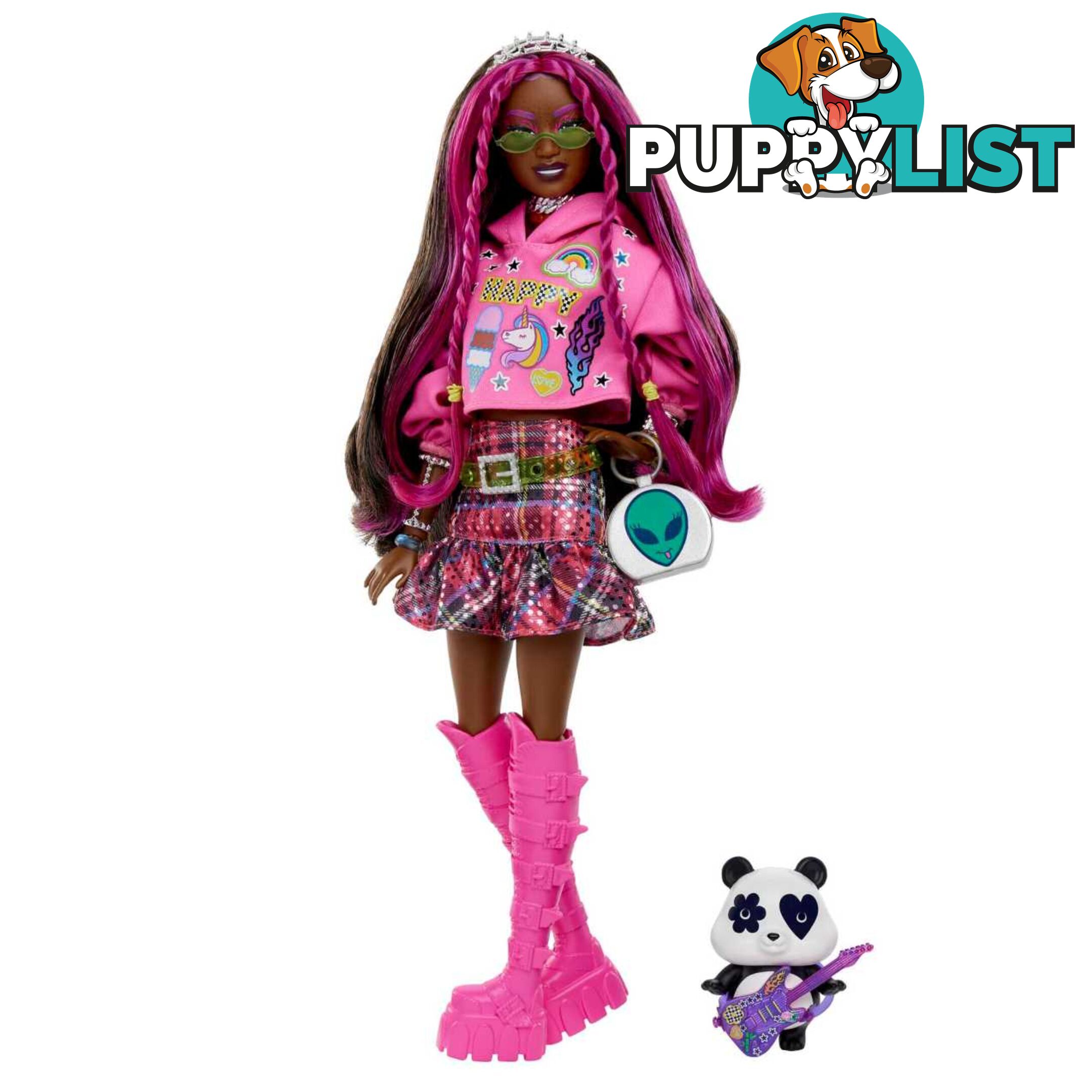 Barbie Doll With Pet Panda Barbie Extra Kids Toys And Gifts - Mahkp93 - 194735106530