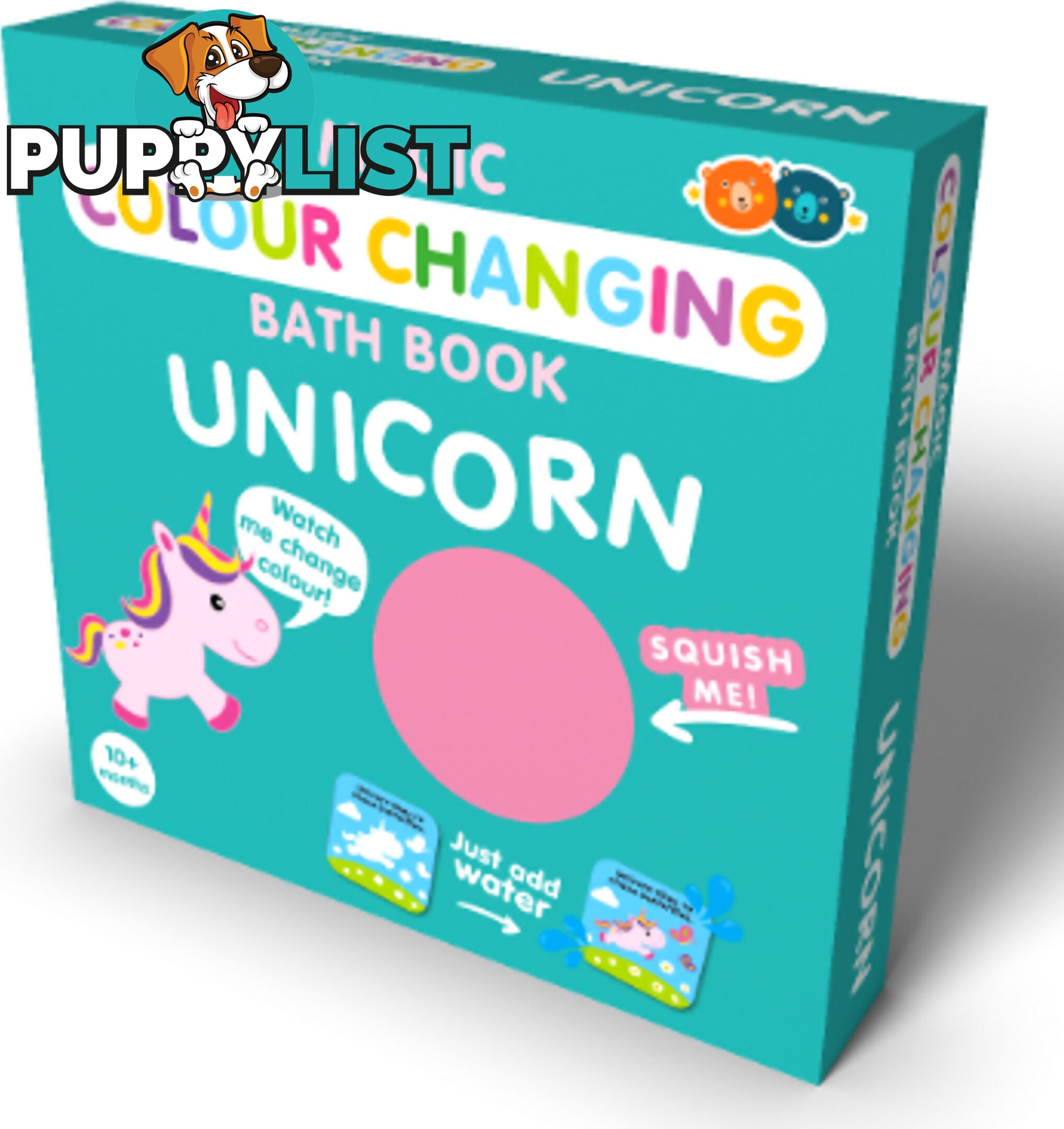 Buddy & Barney - Magic Colour Changing Bath Book - Unicorn - Mh Bb190 - 9781912544639