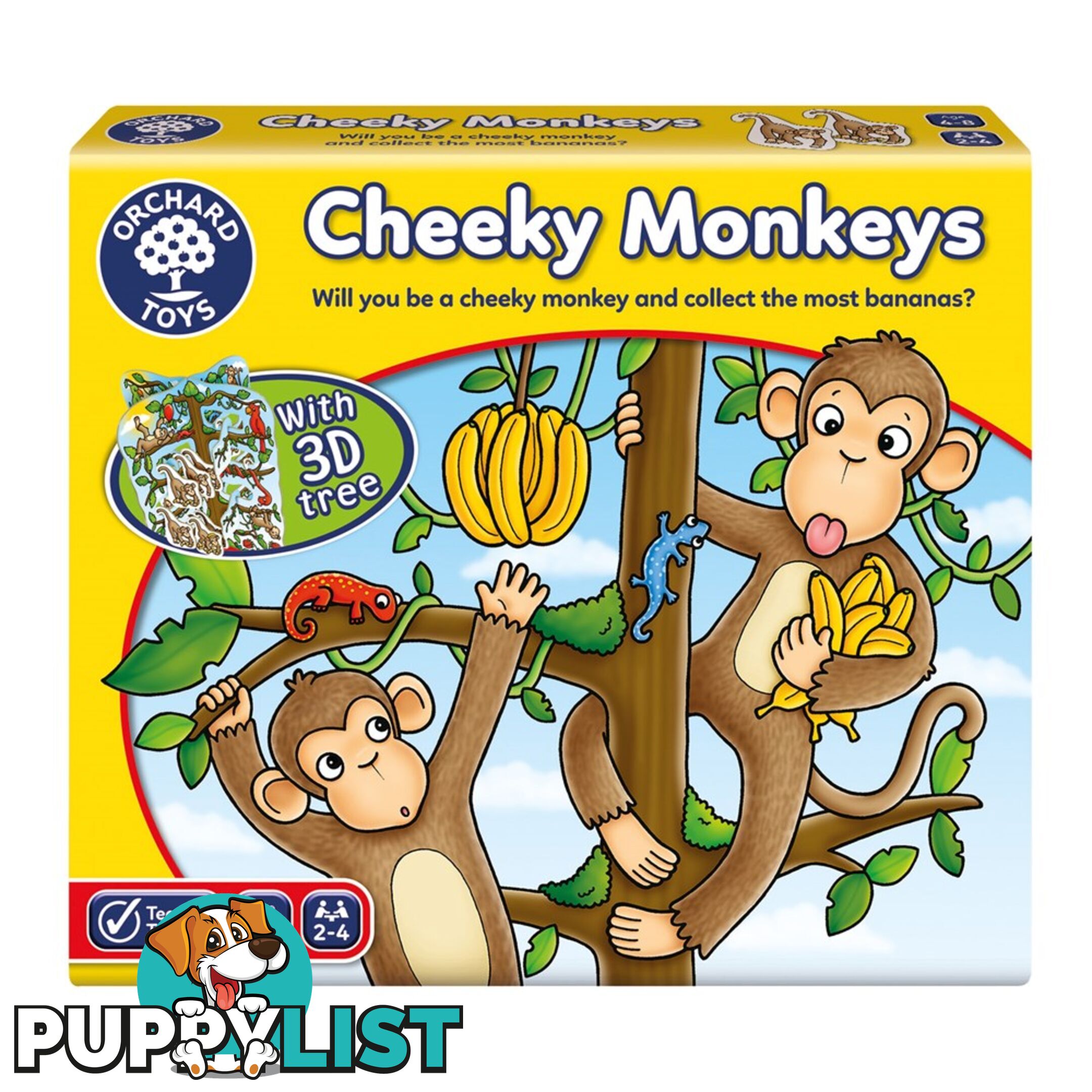 Orchard Toys - Cheeky Monkeys Game - Mdoc068 - 5011863102270