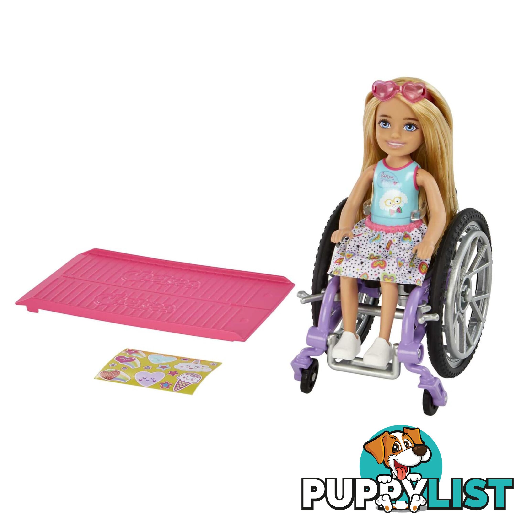 Barbie Chelsea Doll (blonde) & Wheelchair Toy For 3 Year Olds & Up - Mahgp29 - 194735054312