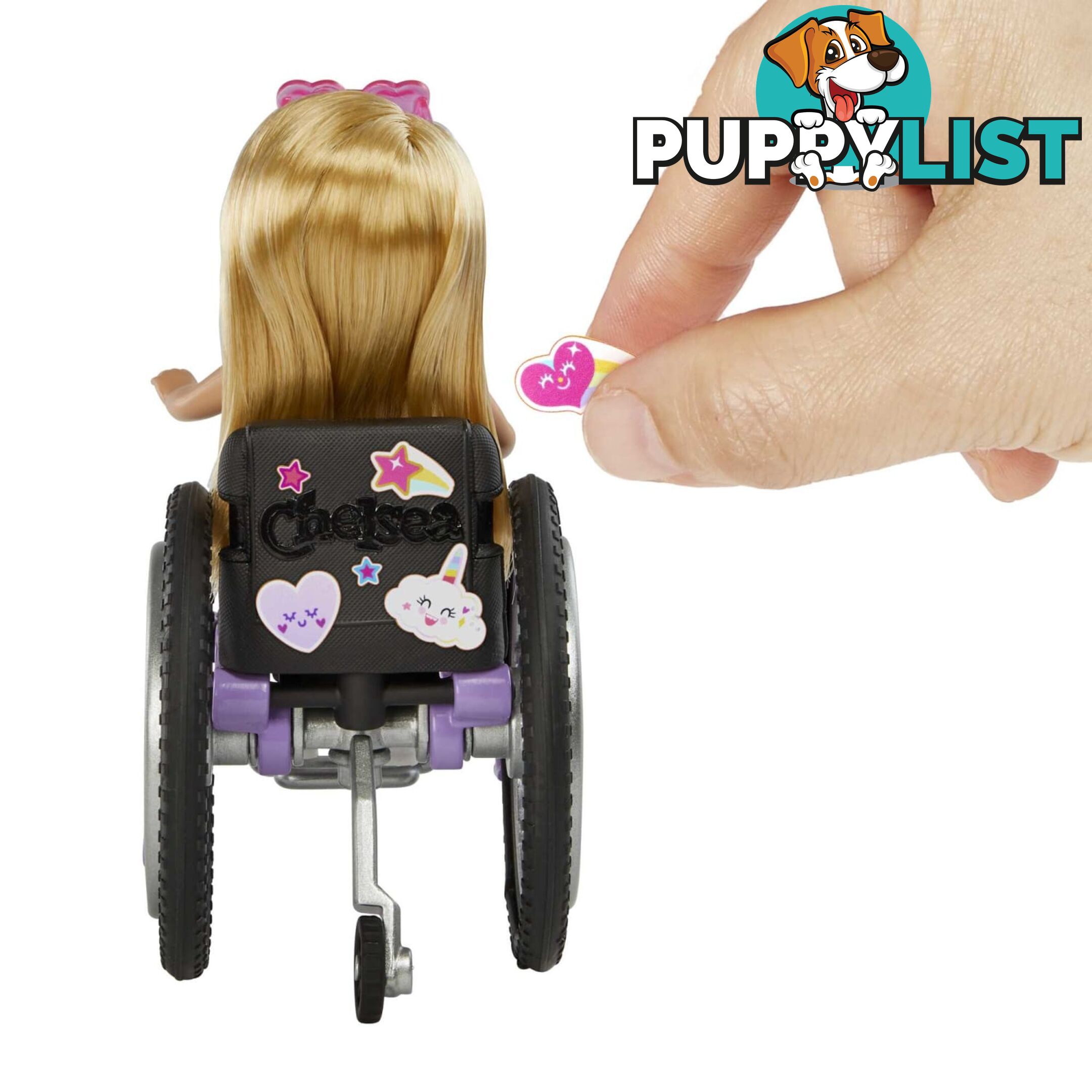 Barbie Chelsea Doll (blonde) & Wheelchair Toy For 3 Year Olds & Up - Mahgp29 - 194735054312