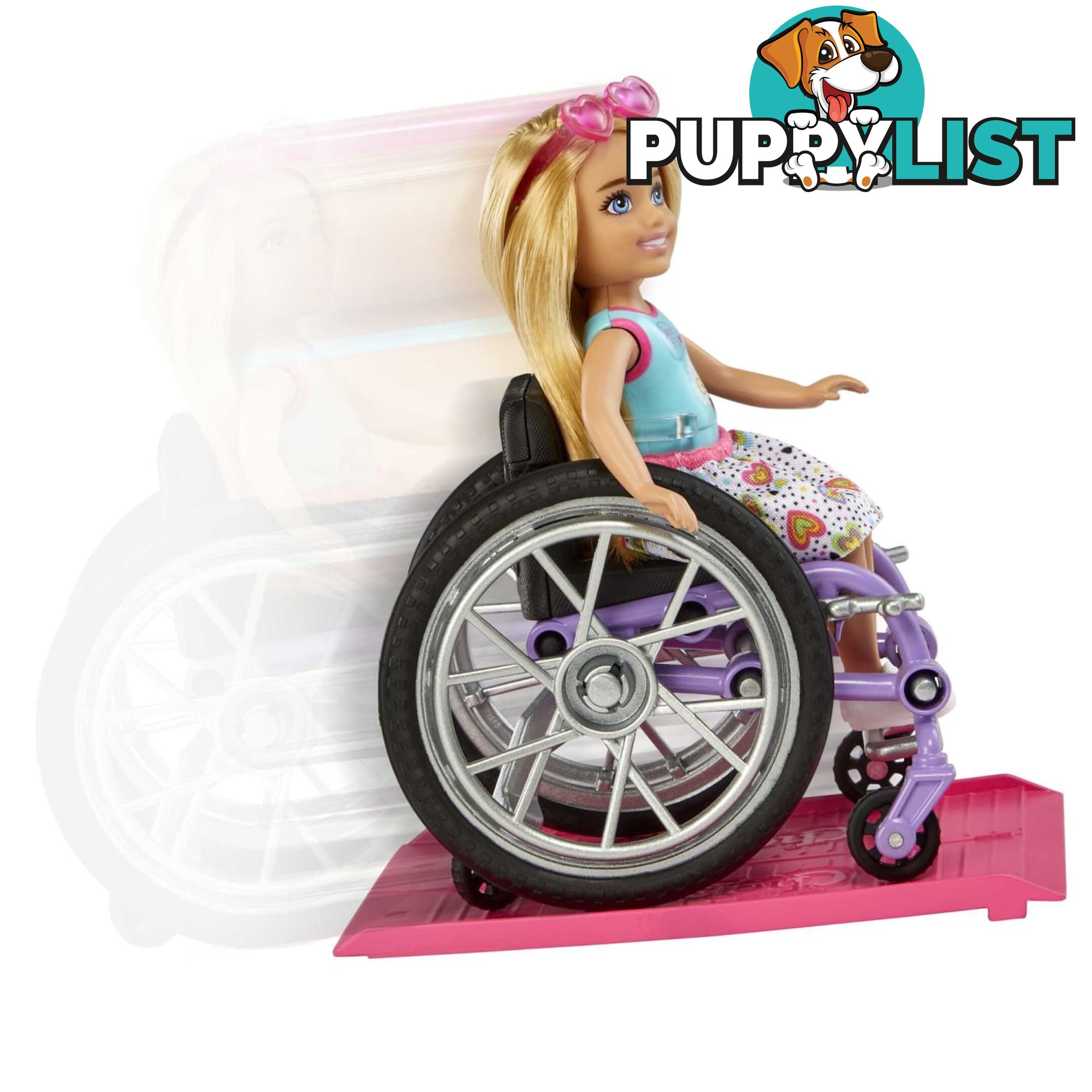 Barbie Chelsea Doll (blonde) & Wheelchair Toy For 3 Year Olds & Up - Mahgp29 - 194735054312