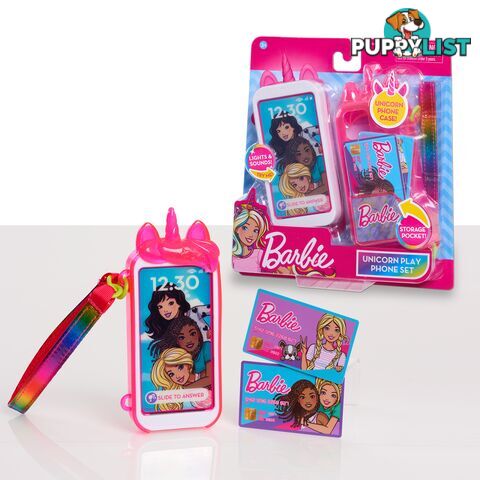 Barbie Unicorn Play Phone Set - Bj63616 - 886144636165