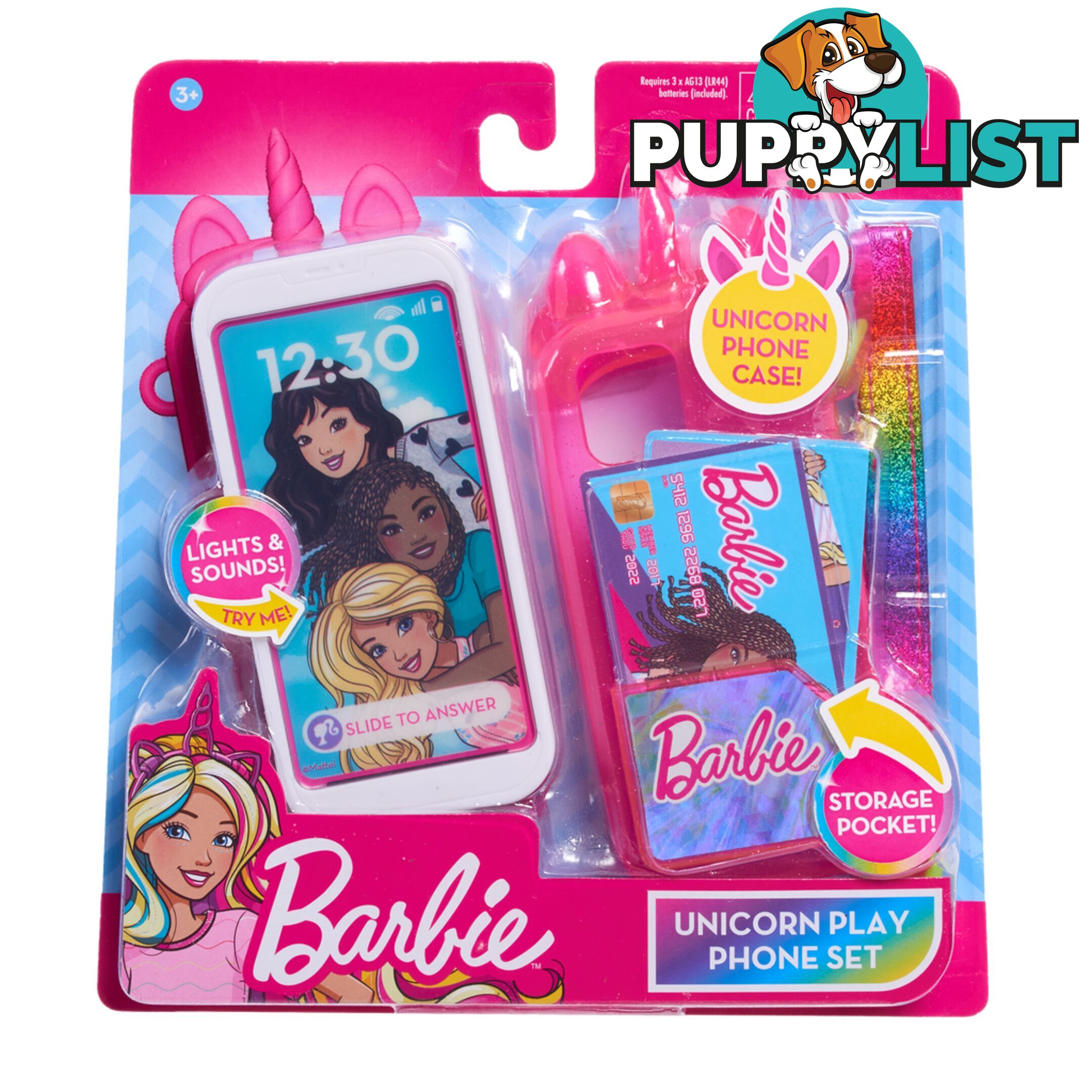 Barbie Unicorn Play Phone Set - Bj63616 - 886144636165