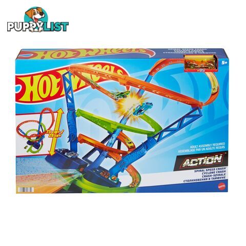 Hot Wheels® - Action Cyclone Spiral Speed Crash - Mahgv67 - 194735058310