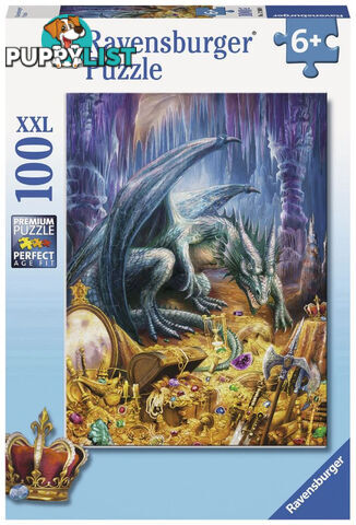 Ravensburger - Dragons Treasure Puzzle 100 Piece Xxl - Mdrb12940 - 4005556129409