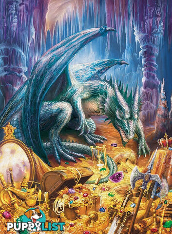 Ravensburger - Dragons Treasure Puzzle 100 Piece Xxl - Mdrb12940 - 4005556129409