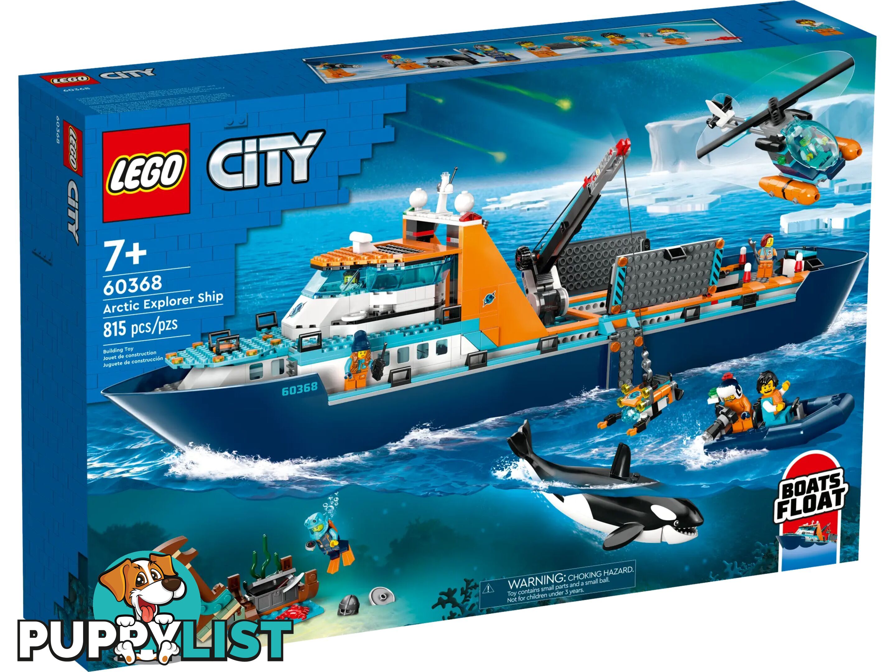 LEGO 60368 Arctic Explorer Ship - City - 5702017416281