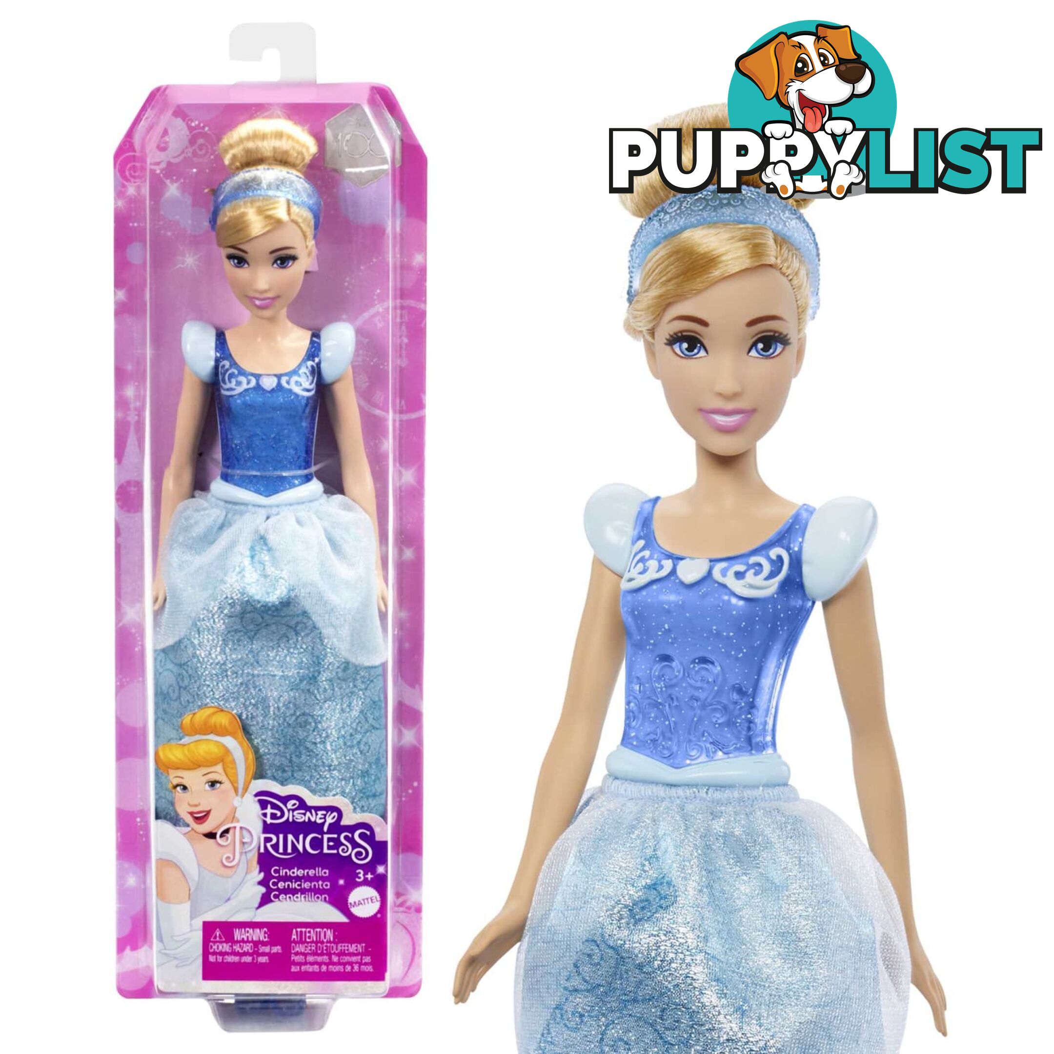 Disney Princess Cinderella Fashion Doll And Accessories - New For 2023 - Mahlw06 - 194735120253