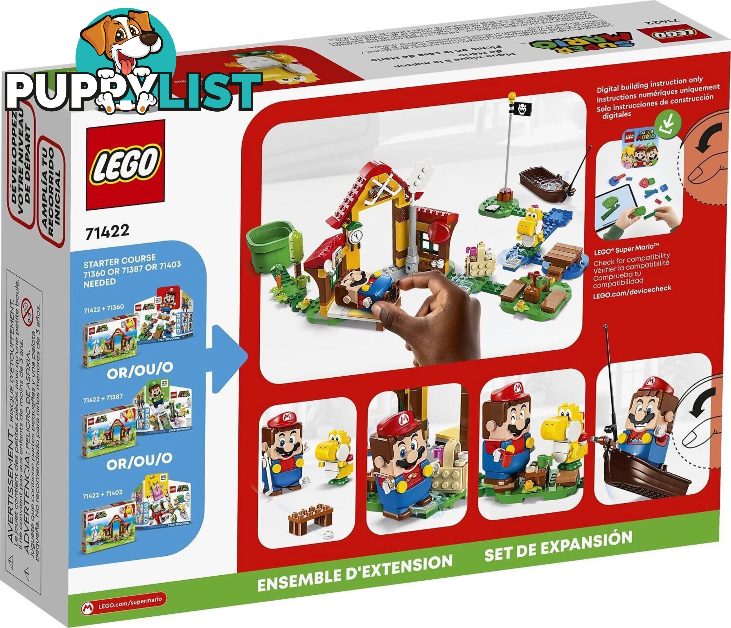 LEGO 71422 Picnic at Mario's House Expansion Set - Super Mario - 5702017415741