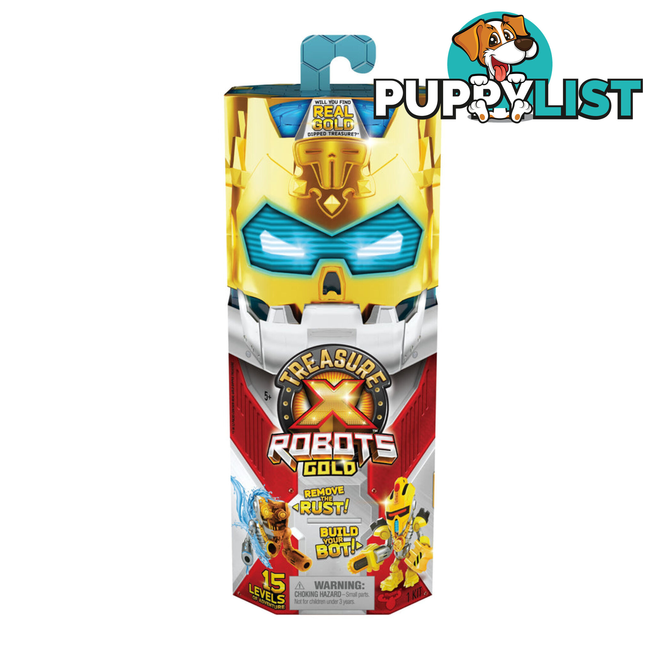 Treasure X Robots Gold Series 9 Treasure Bot - Mj41694 - 630996416808