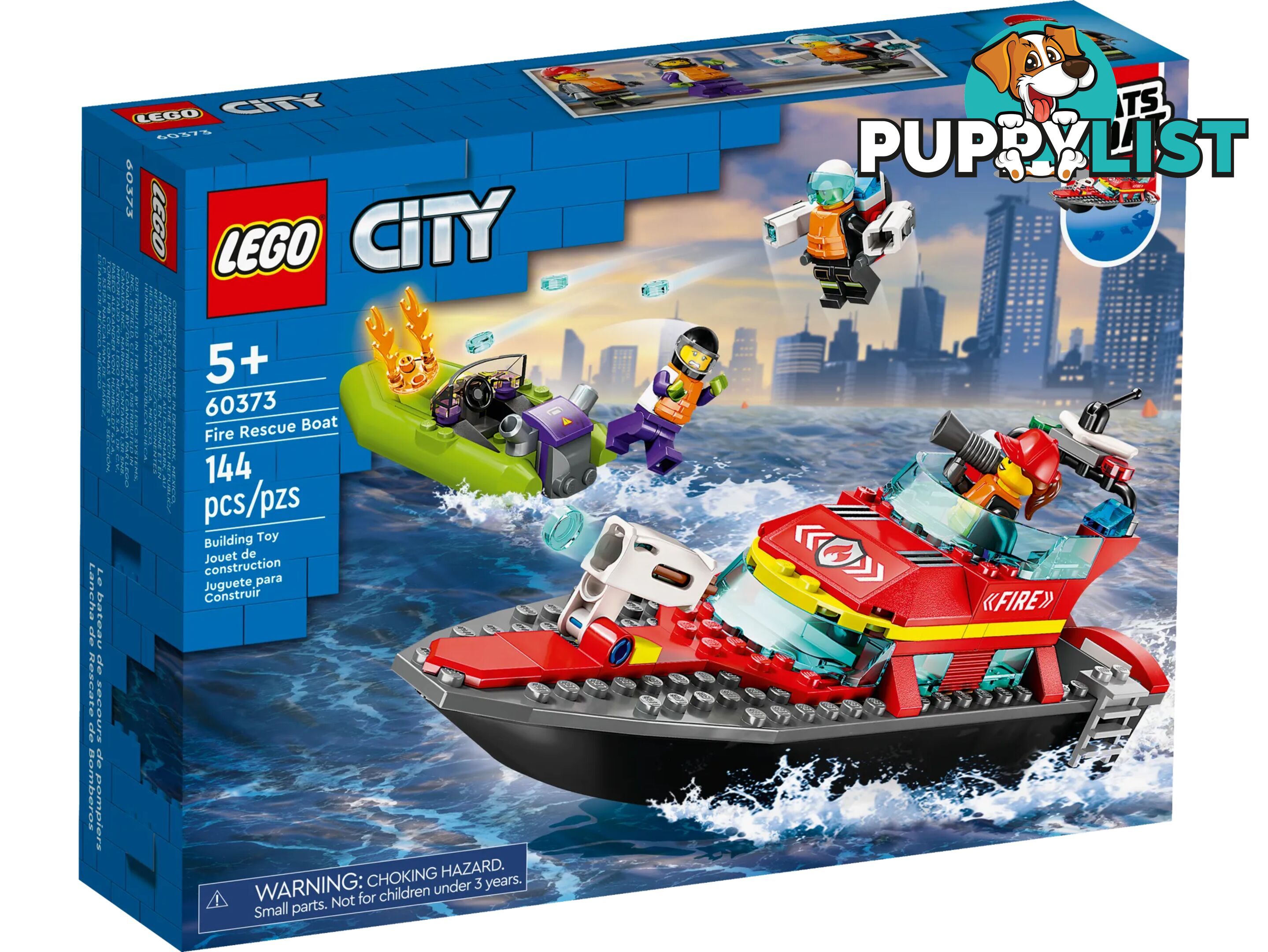 LEGO 60373 Fire Rescue Boat - City - 5702017416335