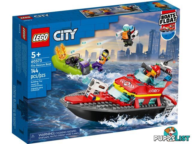 LEGO 60373 Fire Rescue Boat - City - 5702017416335