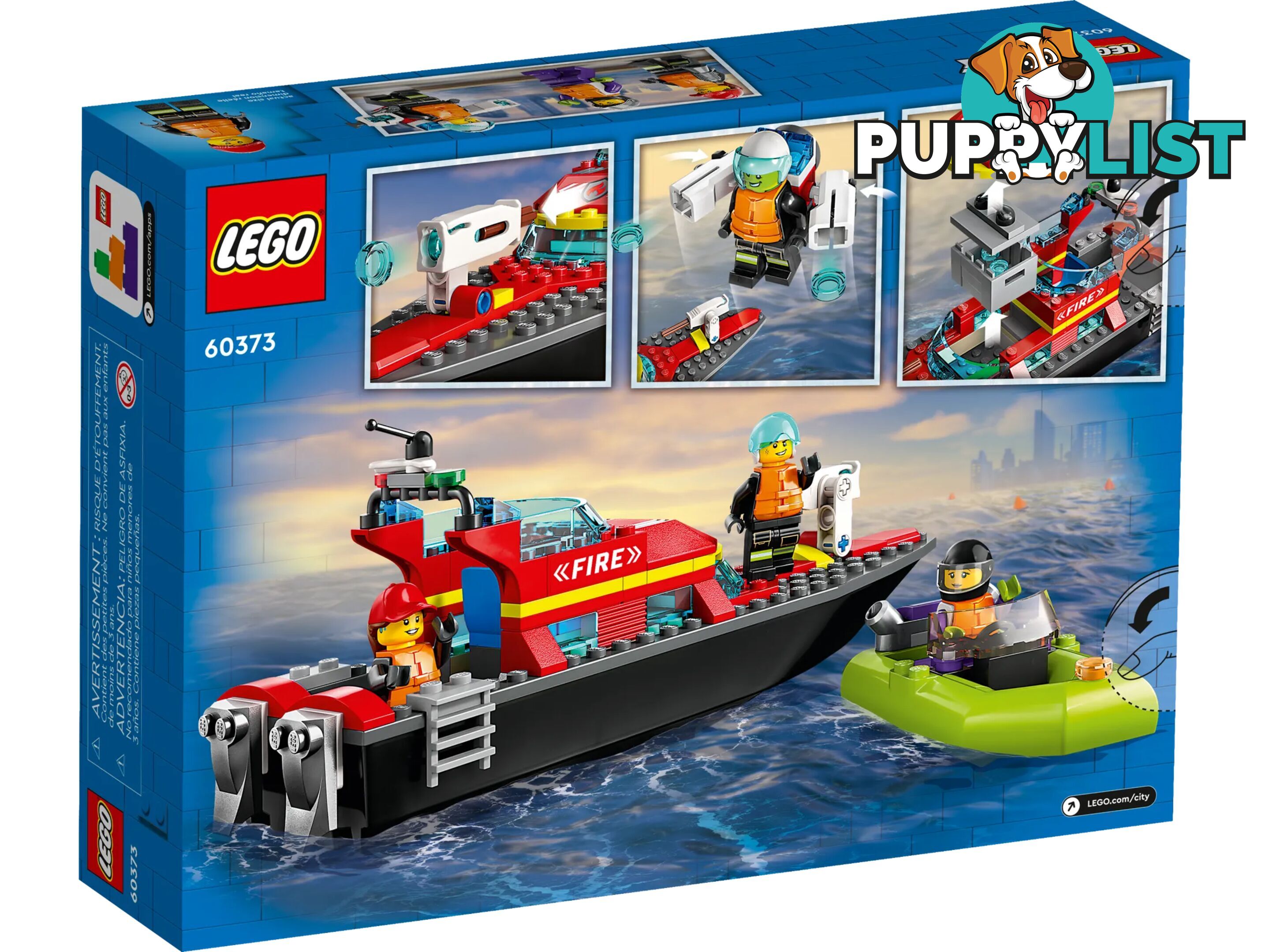 LEGO 60373 Fire Rescue Boat - City - 5702017416335