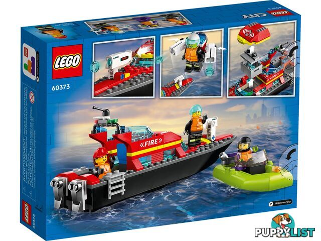 LEGO 60373 Fire Rescue Boat - City - 5702017416335