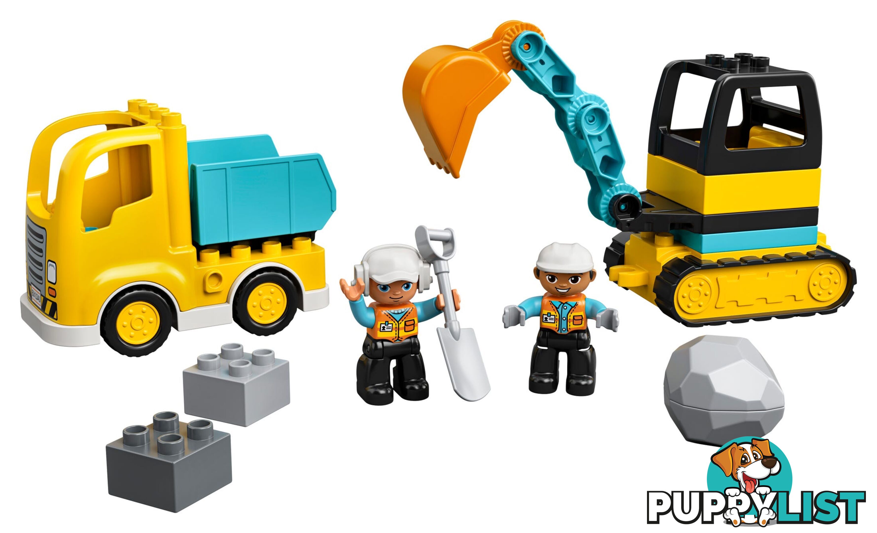 LEGO 10931 Truck & Tracked Excavator   - DUPLO - 5702016618204