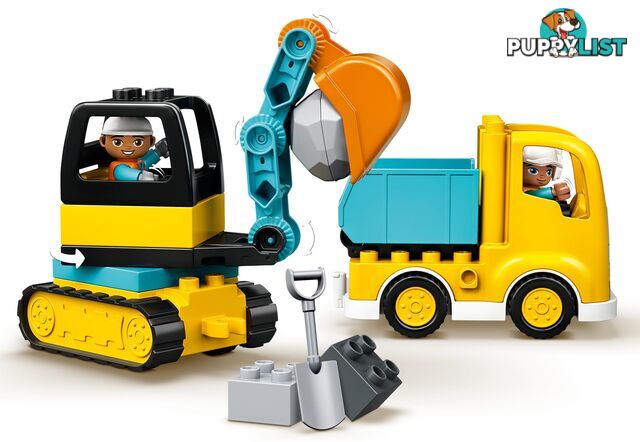 LEGO 10931 Truck & Tracked Excavator   - DUPLO - 5702016618204