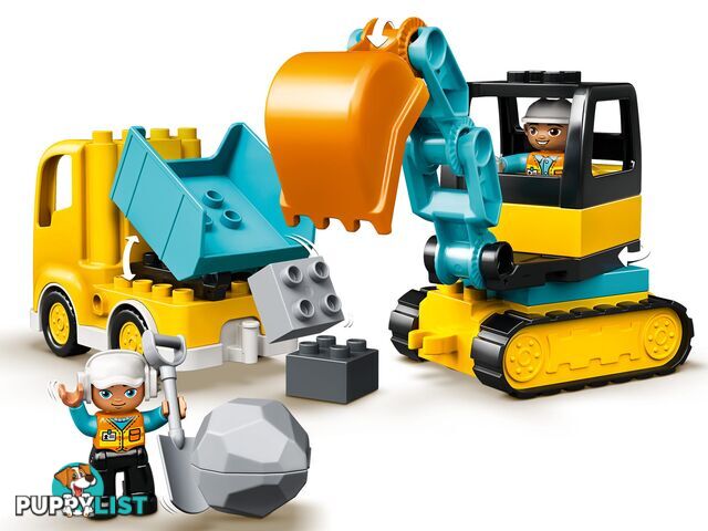 LEGO 10931 Truck & Tracked Excavator   - DUPLO - 5702016618204