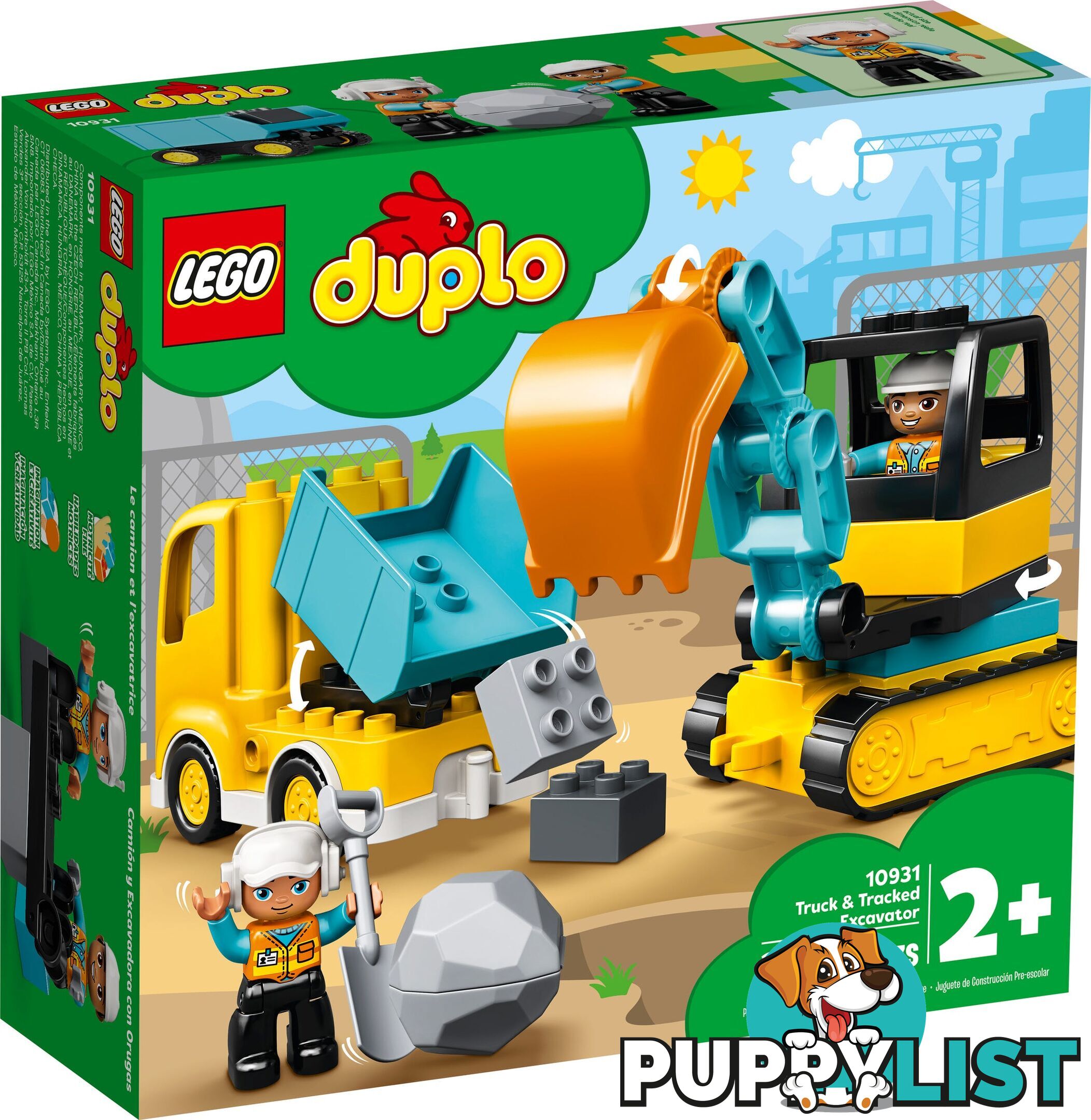 LEGO 10931 Truck & Tracked Excavator   - DUPLO - 5702016618204