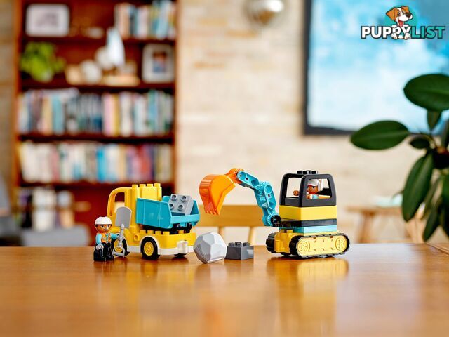 LEGO 10931 Truck & Tracked Excavator   - DUPLO - 5702016618204